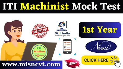 cnc machine operator sample test|cnc 1st year mock test.